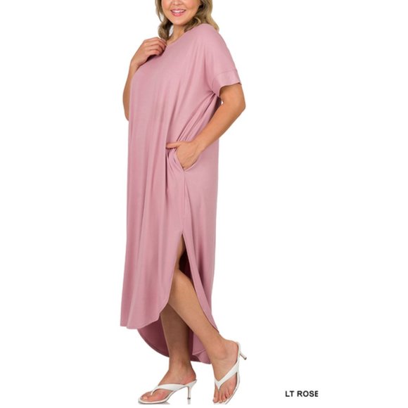 Zenana Short Sleeve Sweater Mini Dress main image 0